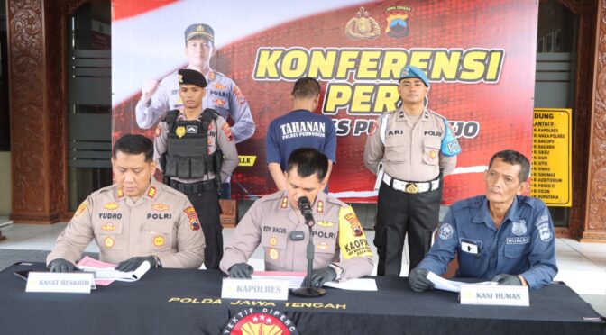 SOK PREMAN, NYALI CIUT SAAT DITANGKAP POLISI