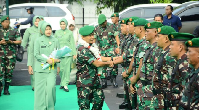 KUNJUNGAN KERJA PERDANA DANREM 063/SGJ KE KODIM 0619/PURWAKARTA DAN KODIM 0605/SUBANG.