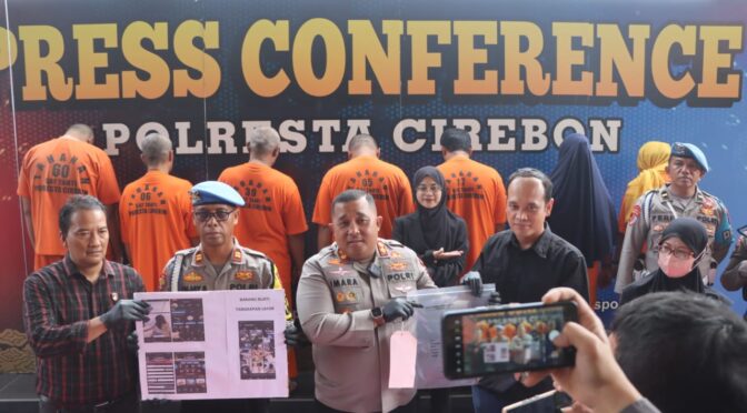 Polresta Cirebon Ungkap 4 Kasus TPPO dan Judi Online, 7 Tersangka Diamankan