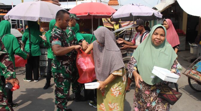 Jumat Berkah Persit Kartika Chandra Kirana Cabang XXX Kodim 0620/Kabupaten Cirebon