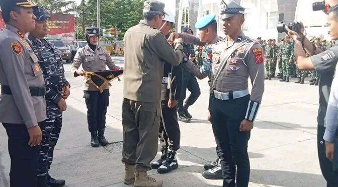 Kasdim 0614/Kota Cirebon Hadiri Apel Gelar Pasukan Ops Lilin Lodaya Tahun 2024.