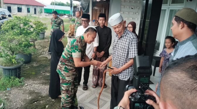 Kunjungan Kerja Danrem 063/SGJ di Masjid Al Hidayah Desa Tegal Karang Kec. Palimanan Kab. Cirebon