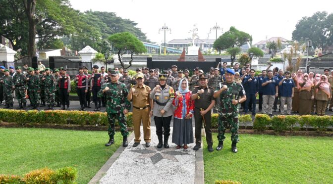 APEL SATUAN PEMBERANTASAN PREMANISME DAN SIDAK PERUSAHAAN DI WILAYAH KABUPATEN CIREBON BERSAMA FORKOPIMDA