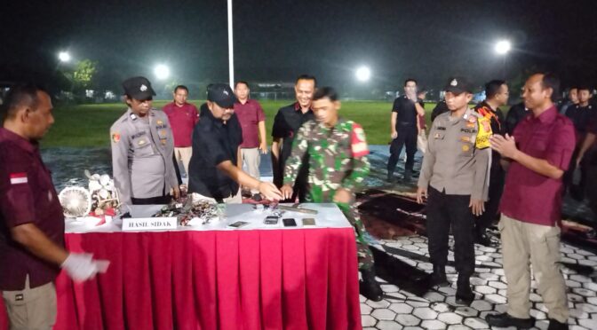 Razia Gabungan di Lapas Narkotika Kelas IIA Cirebon, Hari Raya Idul Fitri 1446 H