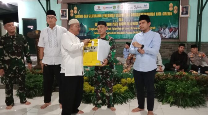 Kodim 0614/Kota Cirebon Gelar Tarhim Bersama Pemkot Cirebon, Forkopimda, dan Santunan Yatim Piatu