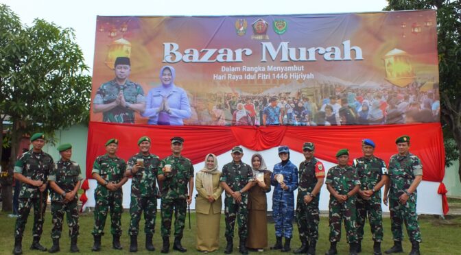 Dandim 0614/Kota Cirebon Hadiri Pembukaan Bazar Murah.