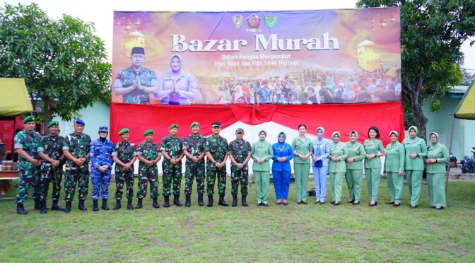 Menyambut hari raya Korem 063/SGJ gelar Bazar Murah