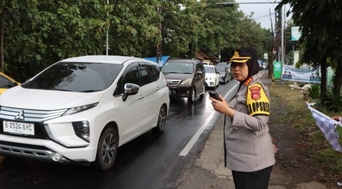 Arus Kendaraan di Wilayah Hukum Polresta Cirebon pada Hari Keempat Lebaran Ramai Lancar