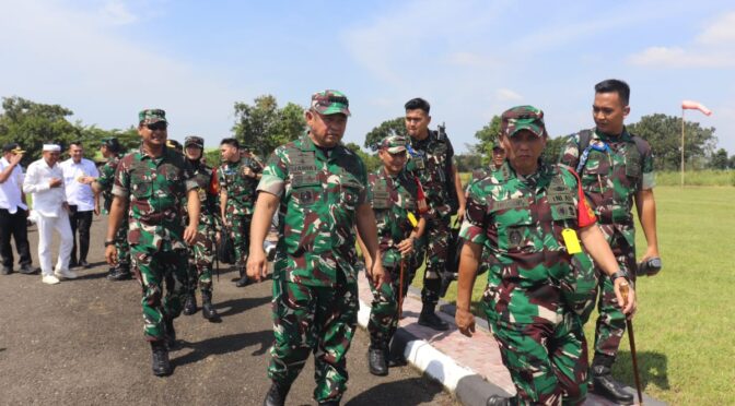 Danrem 063/SGJ dampingi Pangdam III/SLW pimpin PAM VVIP kunjungan Presiden RI Prabowo Subianto