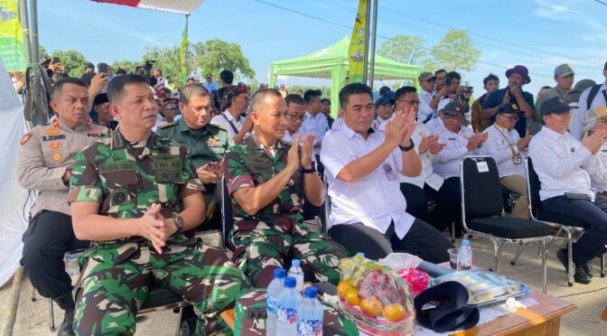 Danrem 063/SGJ hadiri Zoom Meeting gerakan tanam padi secara serentak di 14 Provinsi