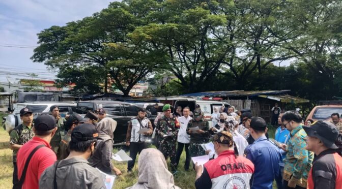 Babinsa Kelurahan Kalijaga Ikuti Gladi Penanggulangan Bencana Alam di Kota Cirebon