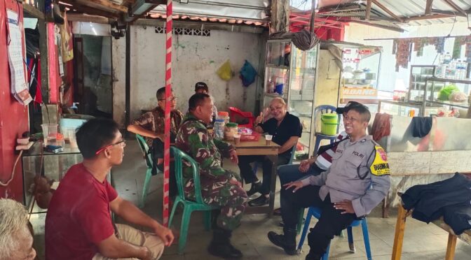 Babinsa dan Bhabinkamtibmas Kelurahan Panjunan Gelar Silaturahmi Bersama Ketua Forum RW dan Ketua FPB