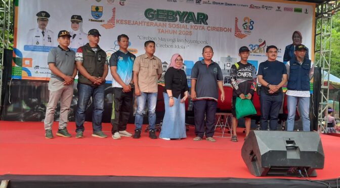 Danramil 1401/Kesambi Hadiri Gebyar Kesejahteraan Sosial Peringatan HUT ke-589 Kota Cirebon