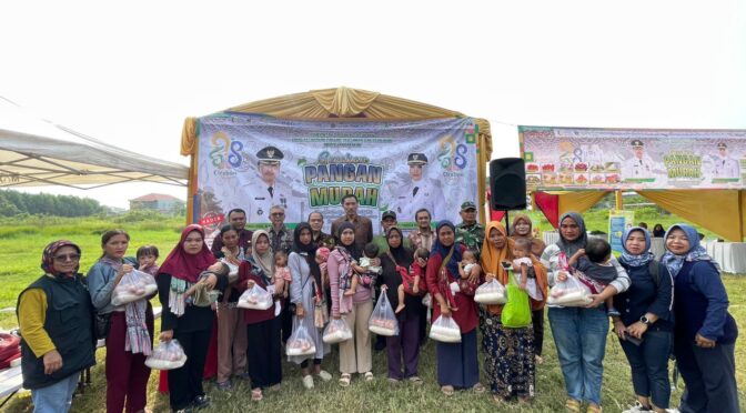 Babinsa Kesenden Monitoring GPM dan Penyaluran Bantuan Balita Stunting Dalam Rangka HUT ke-598 Kota Cirebon