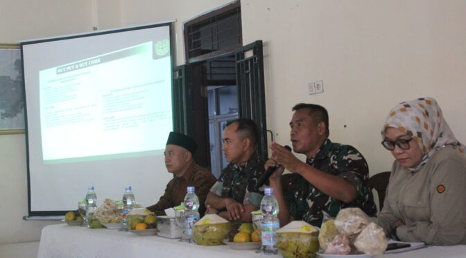 Dandim 0620/Kabupaten Cirebon PimpinRapat Koordinasi Persiapan Pembukaan TMMD Imbangan Tahun 2025 Balai Desa Sende, Kecamatan Arjawinangun