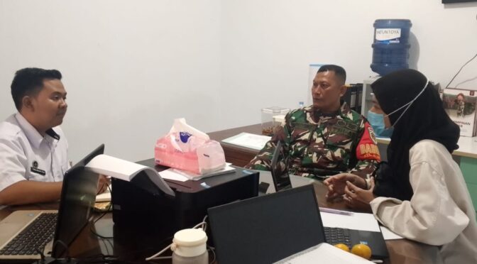 Babinsa Kelurahan Sunyaragi Bahas Penambahan Kuota MBG Bersama Yayasan Pendidikan Delta