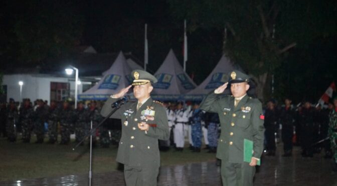 Hening di TMP Kesenden, Danrem 063/SGJ Ajak Hormati Jasa Para Pahlawan