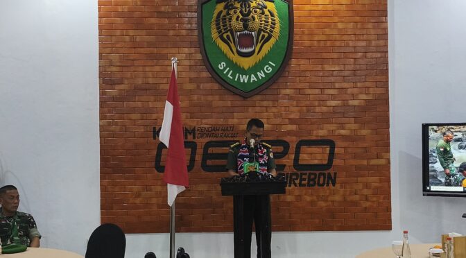 Komandan Kodim 0620/Kab. Cirebon Terima Kunjungan Tim Penilai Lomba Binter dari Pusterad